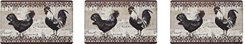 Anti Fatigue Mat, Rooster, 3-Pack