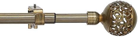 Antique Gold Buono II Decorative Rod & Finial Filigree