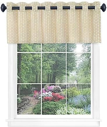 Bedford Valance Curtains, Tan
