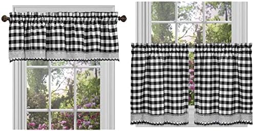 Buffalo Check Valance Window Curtains