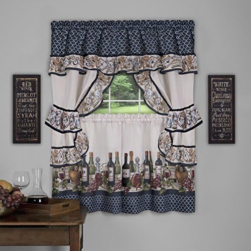 Chateau Cottage Set, Navy, 57 x 24 in