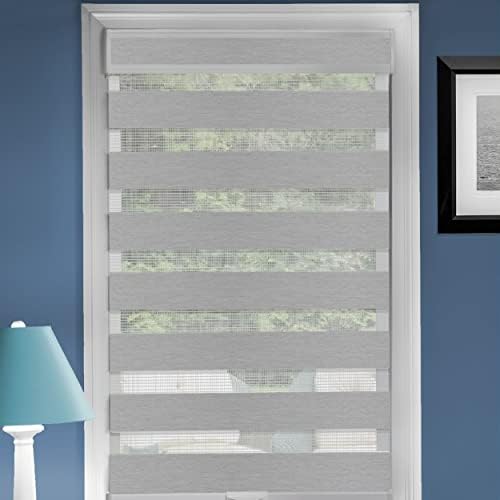 Cordless Celestial Window Shade, Heather, 35 x 72 in