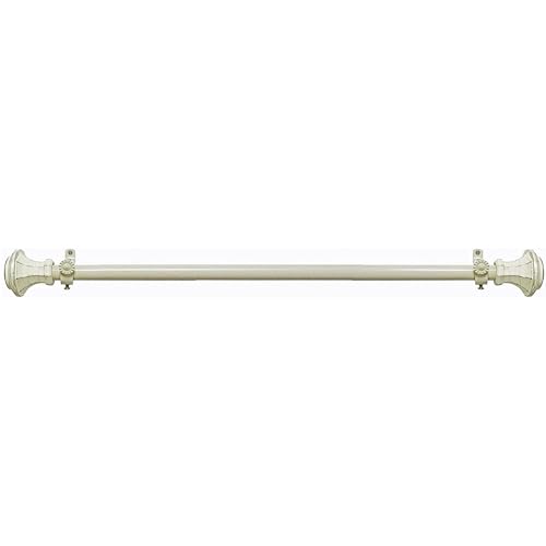 Curtain Rods with Finials, Buono II, 28-48 in, Carson