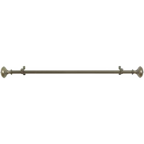 Curtain Rods with Finials, Buono II, 28-48 in, Othello