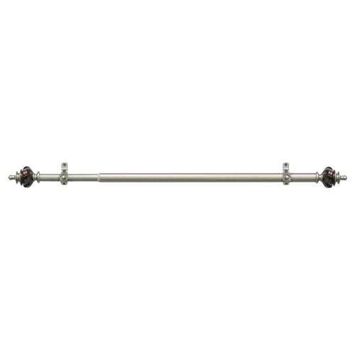 Curtain Rods with Finials, Camino Aspen, 66-120 in