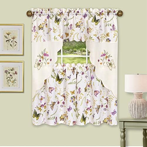 Enchanted Embellished Tier & Swag Set, 58 x 24 in