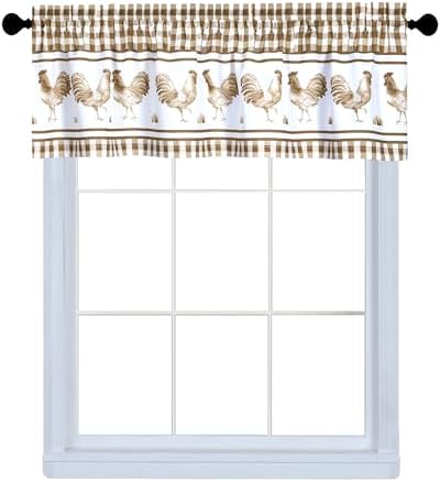 Light Filtering Barnyard Valance Curtains