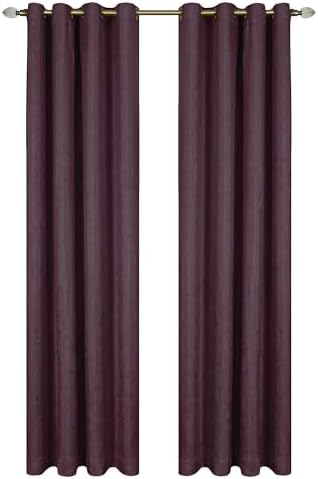 Light Filtering Curtain Panel, Aubergine
