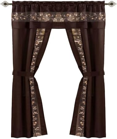 Light-Filtering Curtain Set, Chocolate