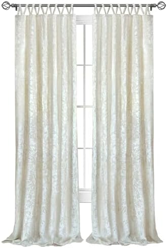 Light Filtering Harper Curtain Panel, Creamy White, 50 x 84 in