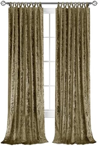 Light Filtering Harper Curtain Panel, Moss, 50 x 84 in
