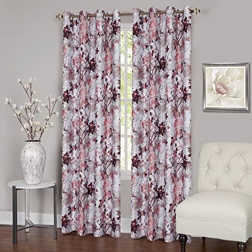 Lined Blackout Grommet Curtain Panel, Blush