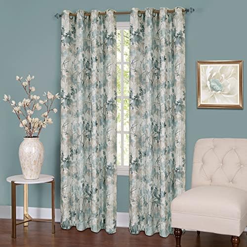 Lined Blackout Grommet Curtain Panel, Mist, 50 x 63 in