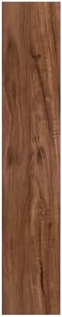 Looselay Vinyl Plank Flooring, Natural, 9 x 48 in, 8-Pack, Rustic Cherry