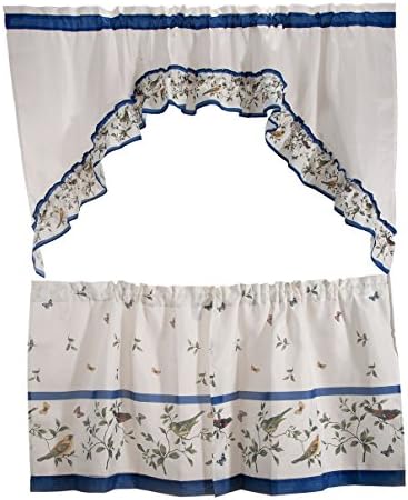 Love Birds Printed Tier & Swag Set