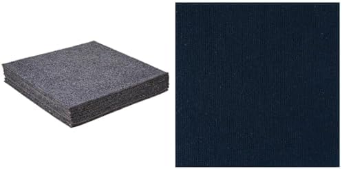 Nexus 12 inx12 in Smoke Grey and Navy Blue Carpet Tiles