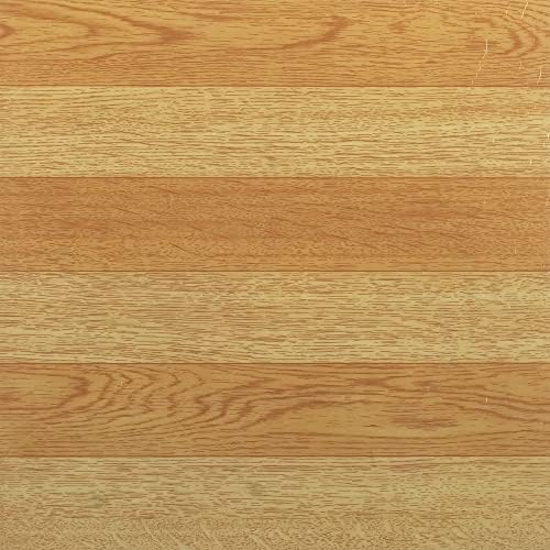 Nexus Peel & Stick Vinyl Floor Tiles, Oak, 12 x 12 in, 20-Pack, Light Oak Plank-Look