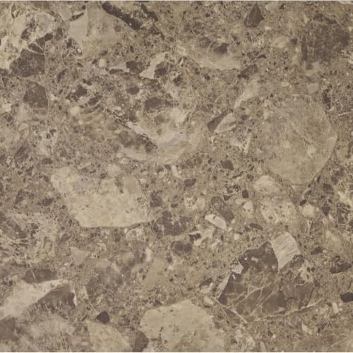 Nexus Self Adhesive 12-Inch Vinyl Floor Tiles, Peel & Stick, 20-Pack, Emporador Marble