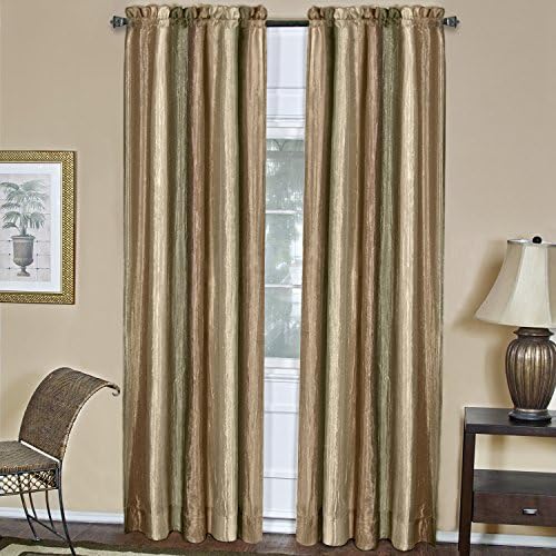 Ombre Panel Light Filtering Semi-Sheer Window Curtain, 50 x 63 in