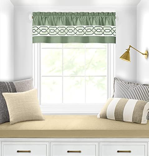 Paige Curtain Valance, Green