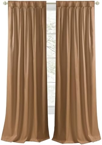 Pleated Blackout Curtain Panel