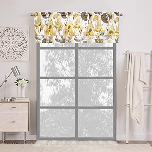 Poppy Field Curtain Valance