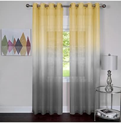 Rainbow Single Grommet Panel, Grommet Top, 52 x 63 in, Grey