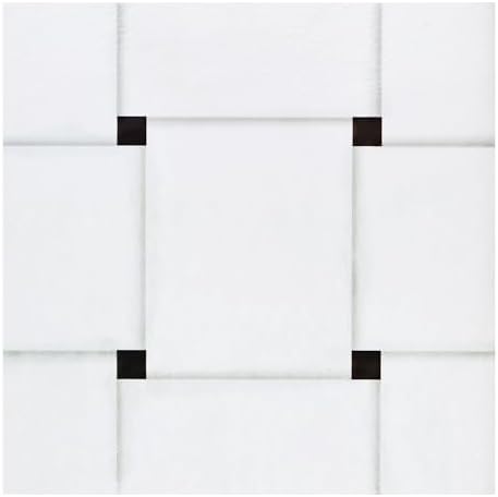 Retro Self Adhesive 12-Inch Vinyl Floor Tiles, 12 x 12 in, 20-Pack, Woven Marble