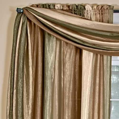 Sheer Scarf Valance, Earth
