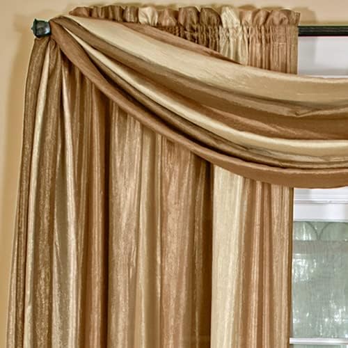 Sheer Scarf Valance, Sandstone