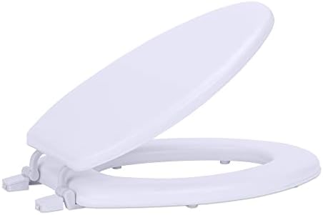 Soft Elongated Vinyl Toilet Seat