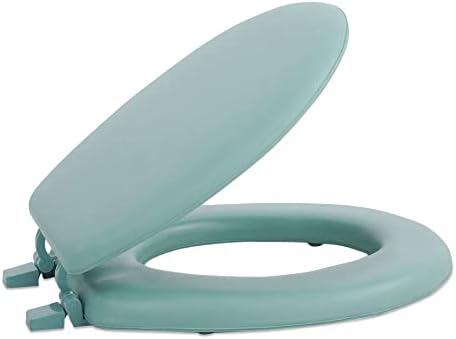 Soft Standard Vinyl Toilet Seat, Light Green
