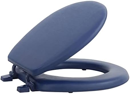 Soft Standard Vinyl Toilet Seat, Navy