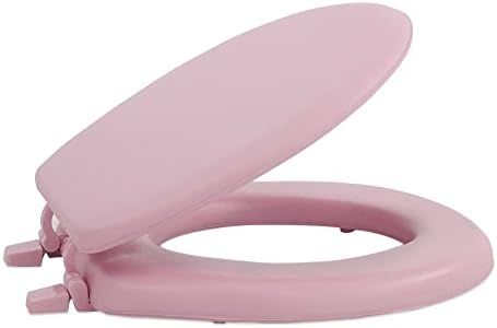 Soft Standard Vinyl Toilet Seat, Tea Rose