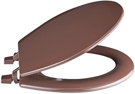 Standard Wood Toilet Seat, Chocolate