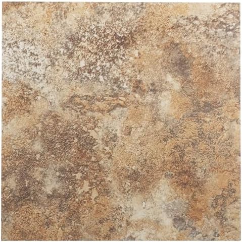 Sterling Self Adhesive 12-Inch Vinyl Floor Tiles, 12 x 12 in, 20-Pack, Granite