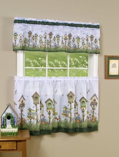 Sweet Printed Tier & Valance Set