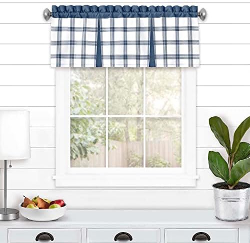 Tate Curtain Valance, Blue