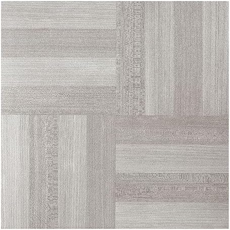 Tivoli Peel & Stick Vinyl Floor Tiles, Grey