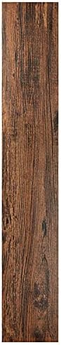Tivoli Peel & Stick Vinyl Floor Tiles, Natural, 6 x 36 in, 10-Pack, Mahogany
