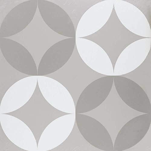 Vinyl Peel & Stick Vinyl Floor Tiles, Grey