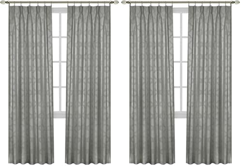 Windsor Room Darkening Pinch Pleat Panel Curtains